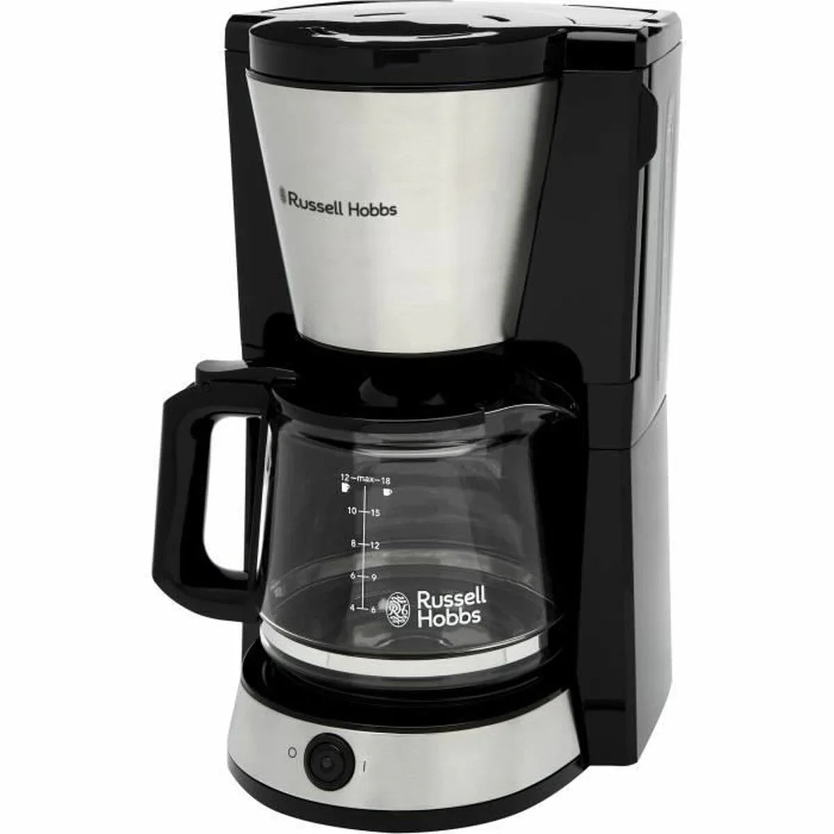 Caffettiera Americana Russell Hobbs Nero Acciaio 1080 W 1,25 L - Yestore