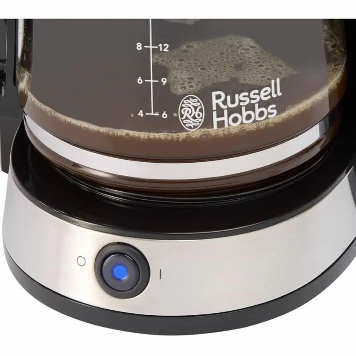 Caffettiera Americana Russell Hobbs Nero Acciaio 1080 W 1,25 L - Yestore