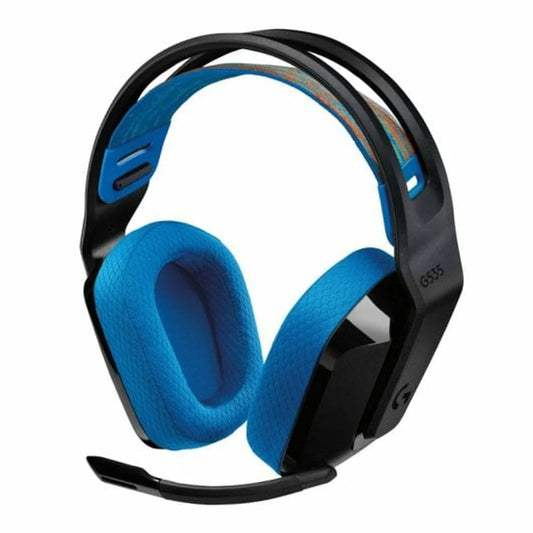 Auricolari con Microfono Logitech G535 Lightspeed Nero Nero/Blu - Yestore