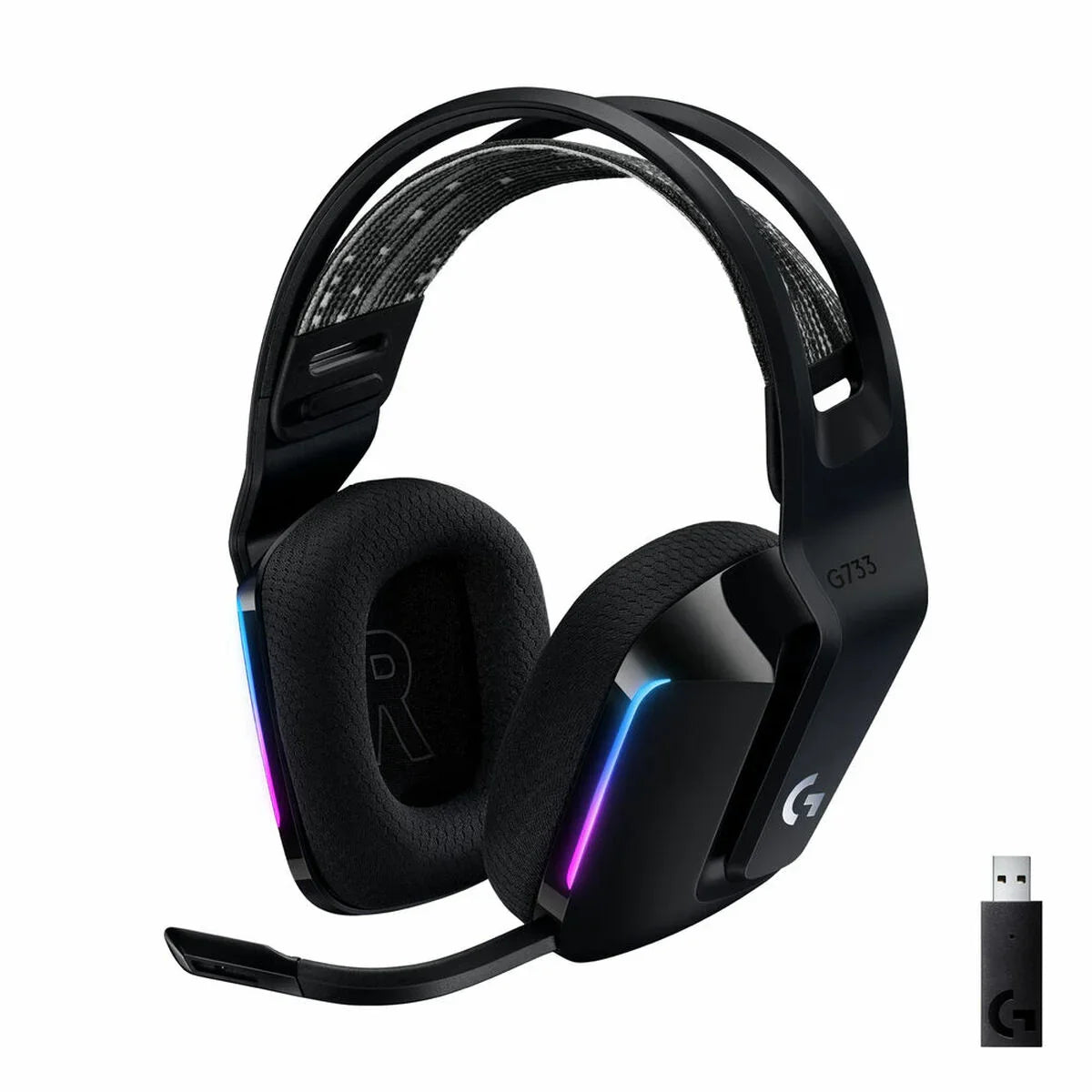 Auricolari con Microfono Gaming Logitech G733 Lightspeed Headset - Yestore