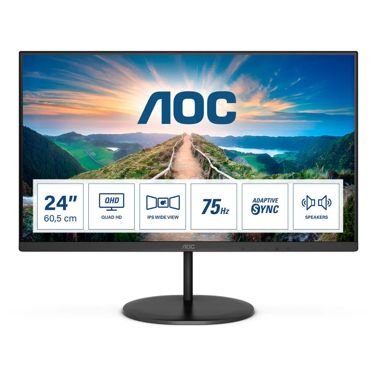 Monitor AOC Q24V4EA 23,8" 2K LCD - Yestore