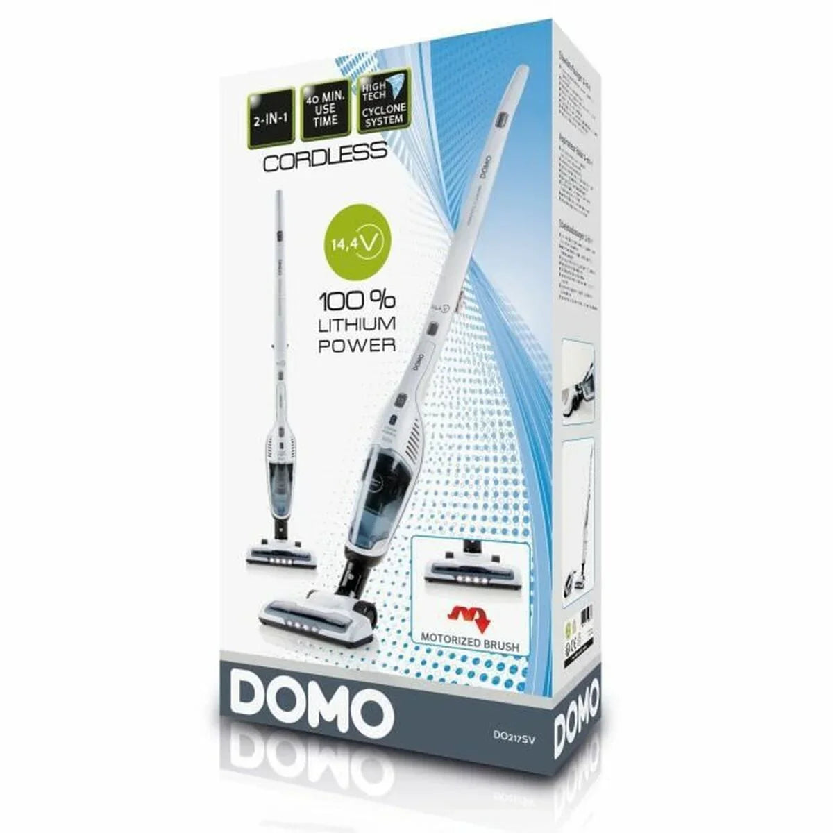 Aspirapolvere senza Cavo DOMO DO217SV - Yestore