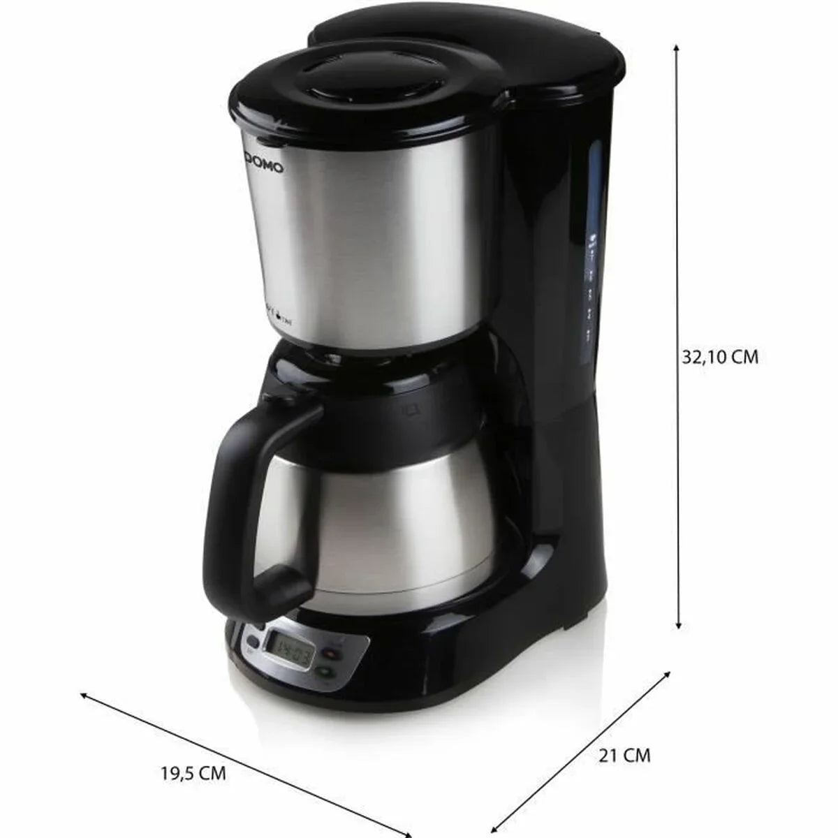 Caffettiera Americana DOMO DO709K 1000 W 1 L - Yestore