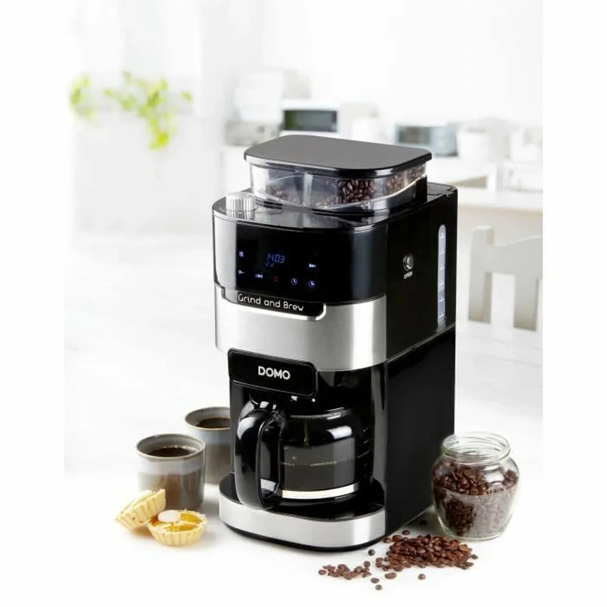 Caffettiera Americana DOMO DO721K 1,5 L Nero - Yestore