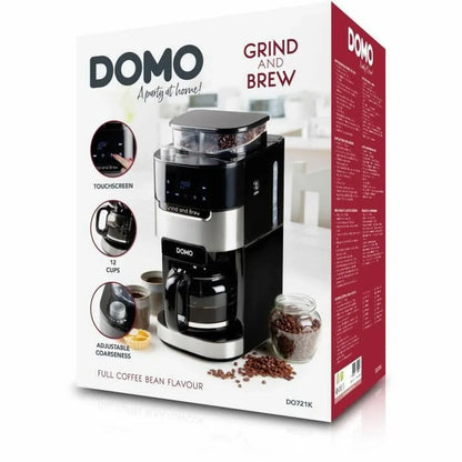 Caffettiera Americana DOMO DO721K 1,5 L Nero - Yestore
