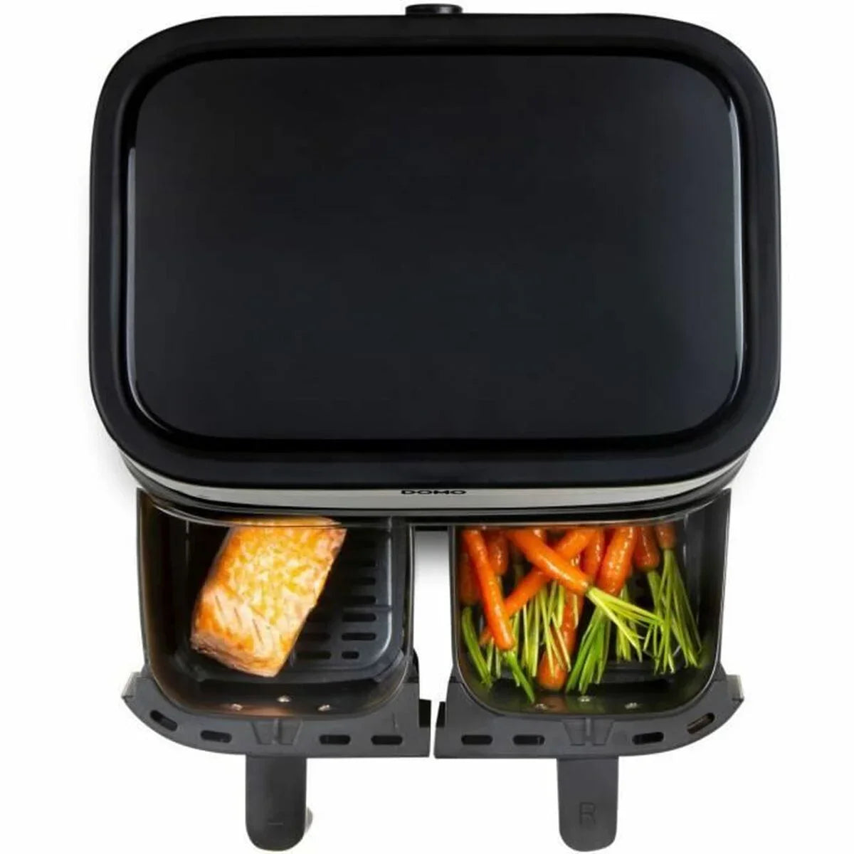 Friggitrice ad Aria DOMO Nero 2850 W 8 L - Yestore