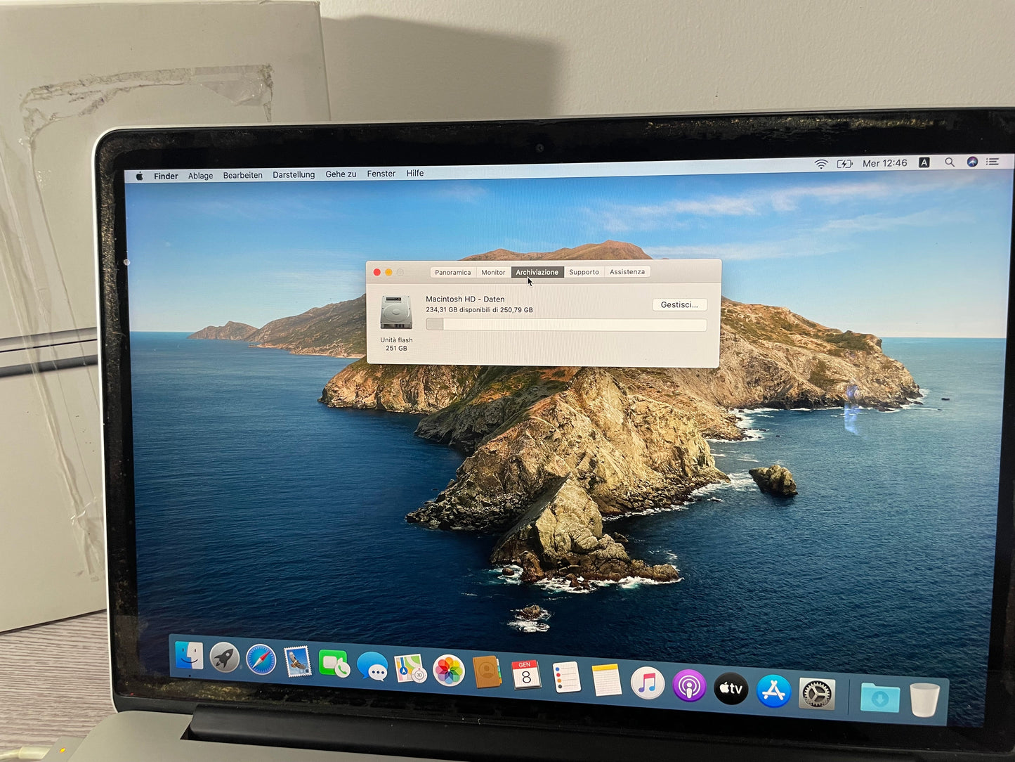 MacBook Pro 15" 2015 | i7 | 16GB RAM | 256GB SSD | Iris Pro | Argento