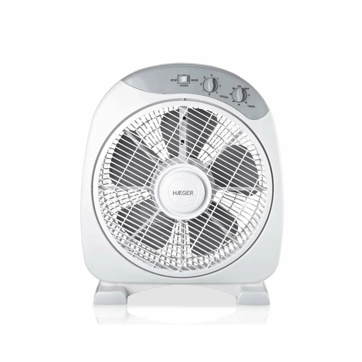 Ventilatore da Terra Haeger FF-012.004A Bianco 40 W - Yestore