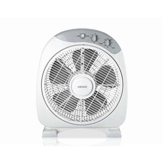 Ventilatore da Terra Haeger FF-012.004A Bianco 40 W - Yestore