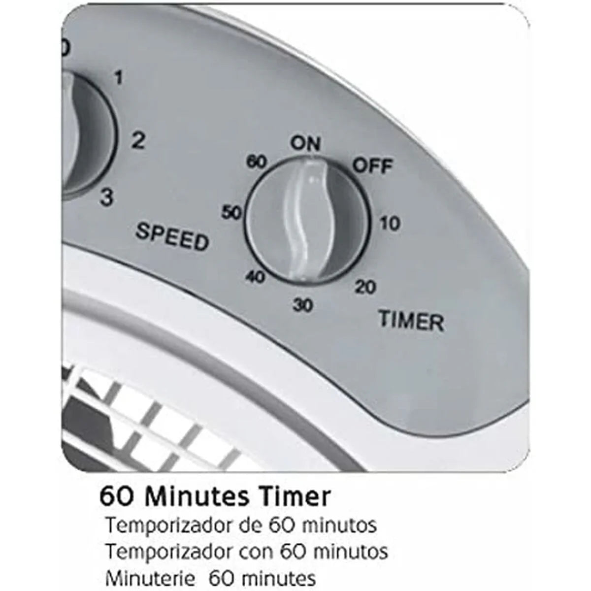 Ventilatore da Terra Haeger FF-012.004A Bianco 40 W - Yestore