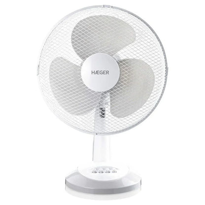 Ventilatore da Tavolo Haeger FA-012.008A Bianco 40 W - Yestore
