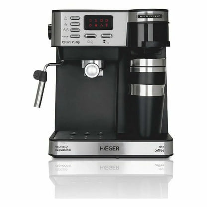 Caffettiera Express a Leva Haeger CM-145.008A Multicolore 1,2 L - Yestore