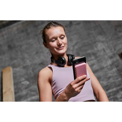 Power Bank con Caricabatterie senza fili Kreafunk Rosa 5000 mAh - Yestore