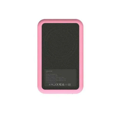 Power Bank con Caricabatterie senza fili Kreafunk Rosa 5000 mAh - Yestore