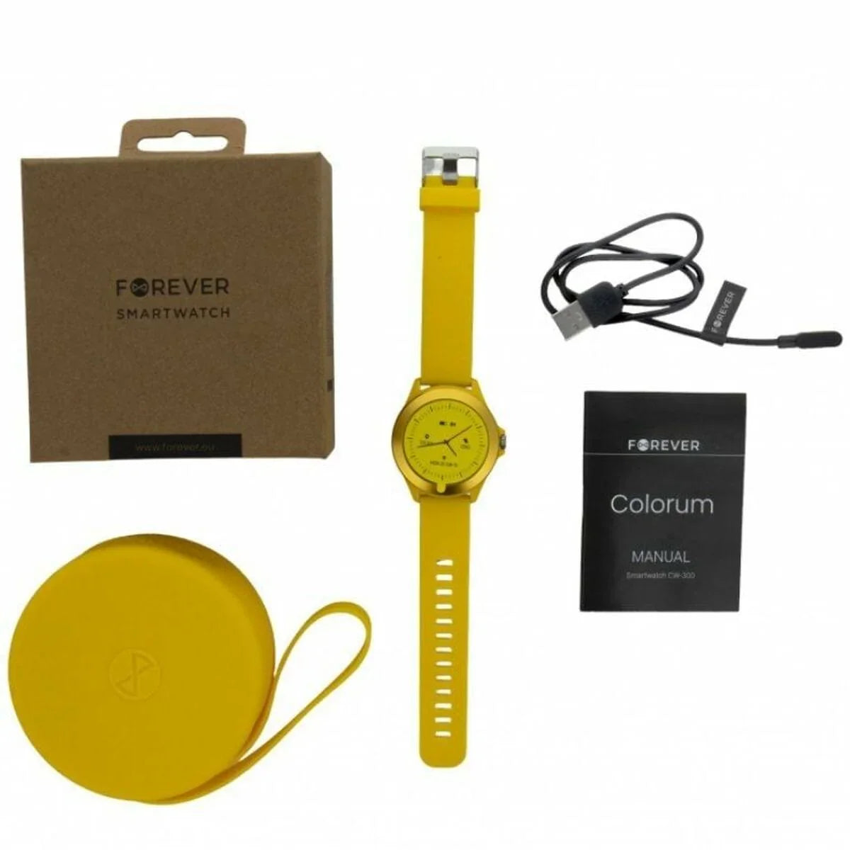 Smartwatch Forever CW-300 Giallo - Yestore