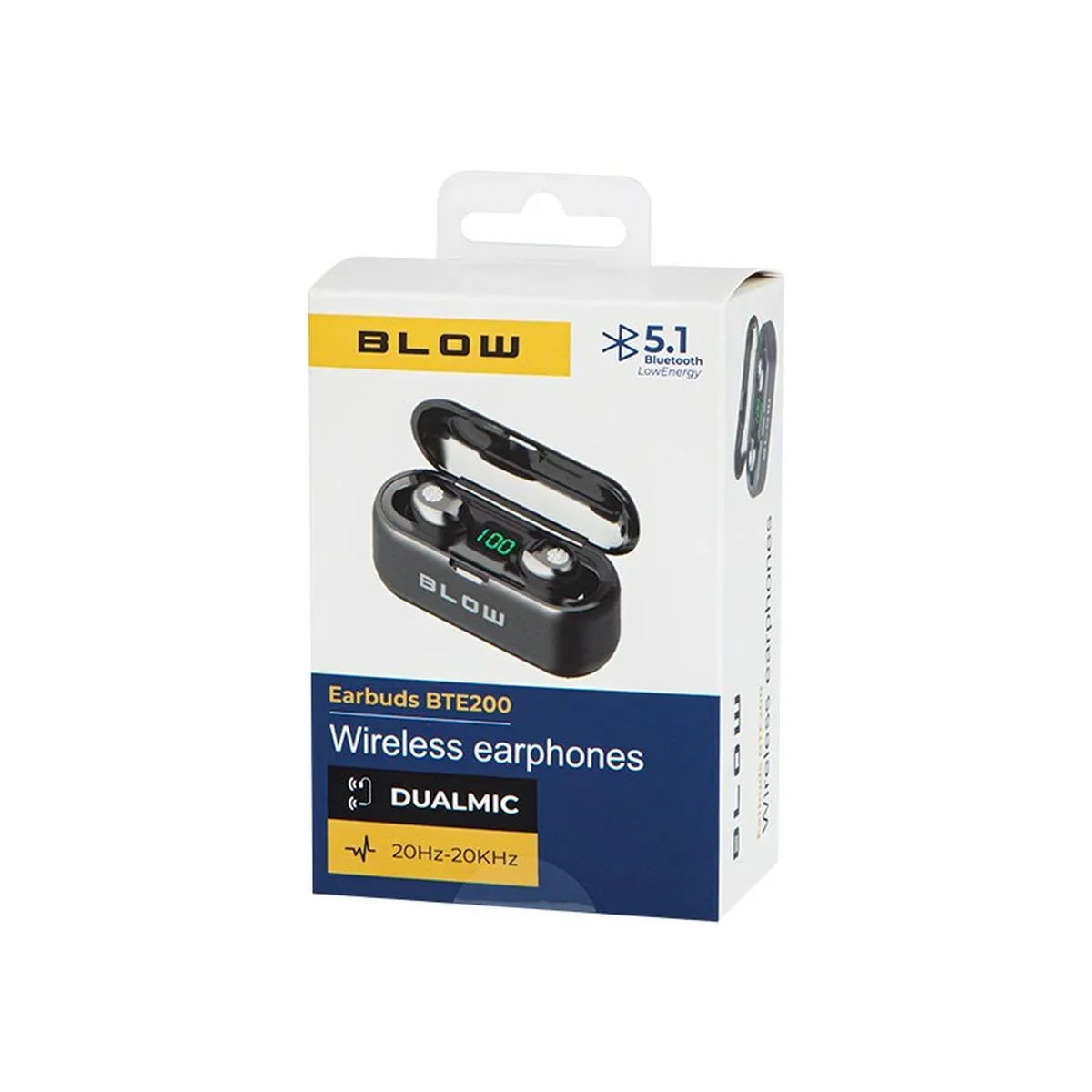 Auricolari in Ear Bluetooth Blow BTE200 Nero - Yestore