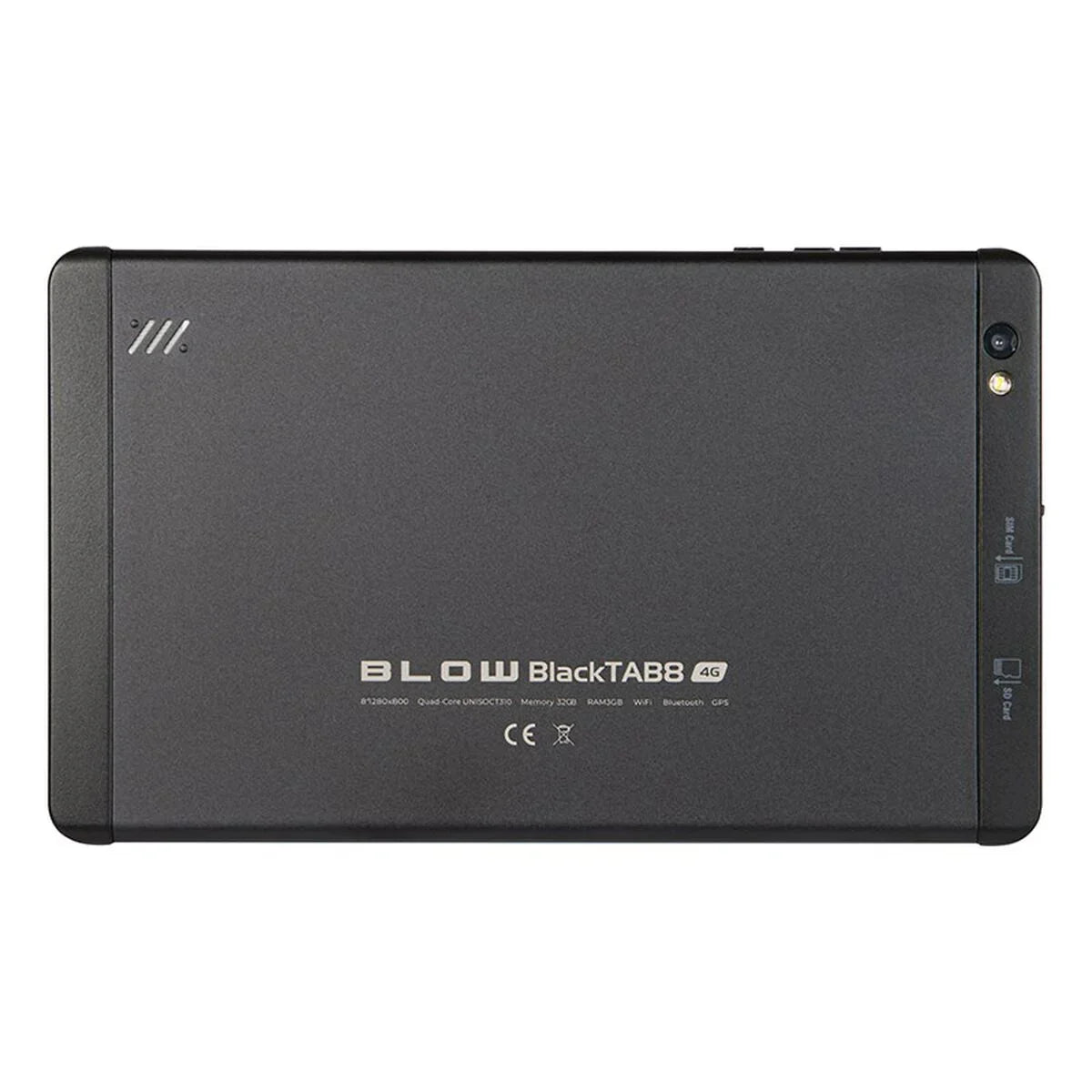 Tablet Blow BlackTAB8 Unisoc T310 3 GB RAM 32 GB Nero - Yestore