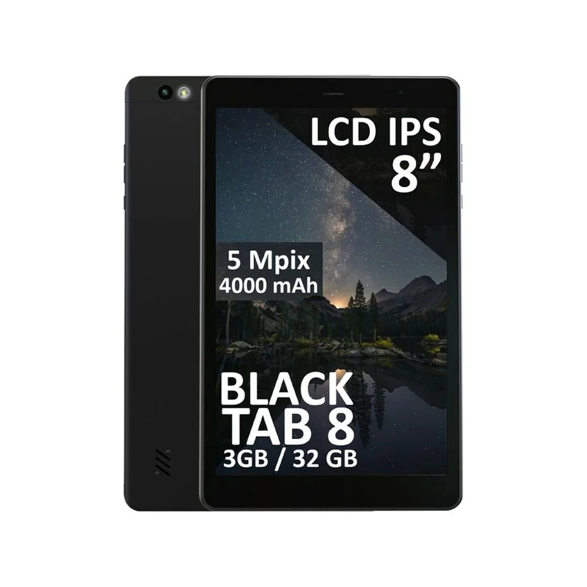 Tablet Blow BlackTAB8 Unisoc T310 3 GB RAM 32 GB Nero - Yestore