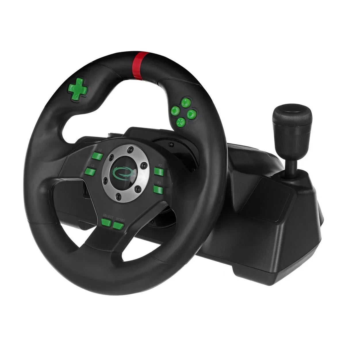 Volante Racing Esperanza EGW101 Pedali Nero Verde PlayStation 3 - Yestore