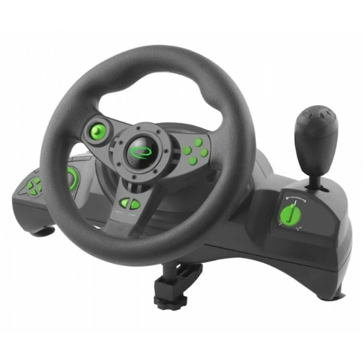 Volante Racing Esperanza EGW102 Pedali Verde PC PlayStation 3 - Yestore