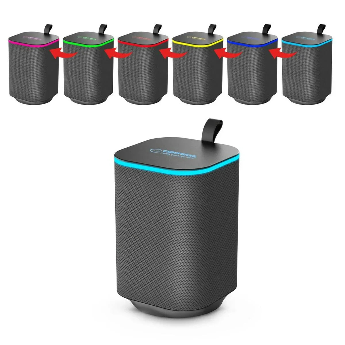 Altoparlante Bluetooth Portatile Esperanza EP155 Nero - Yestore