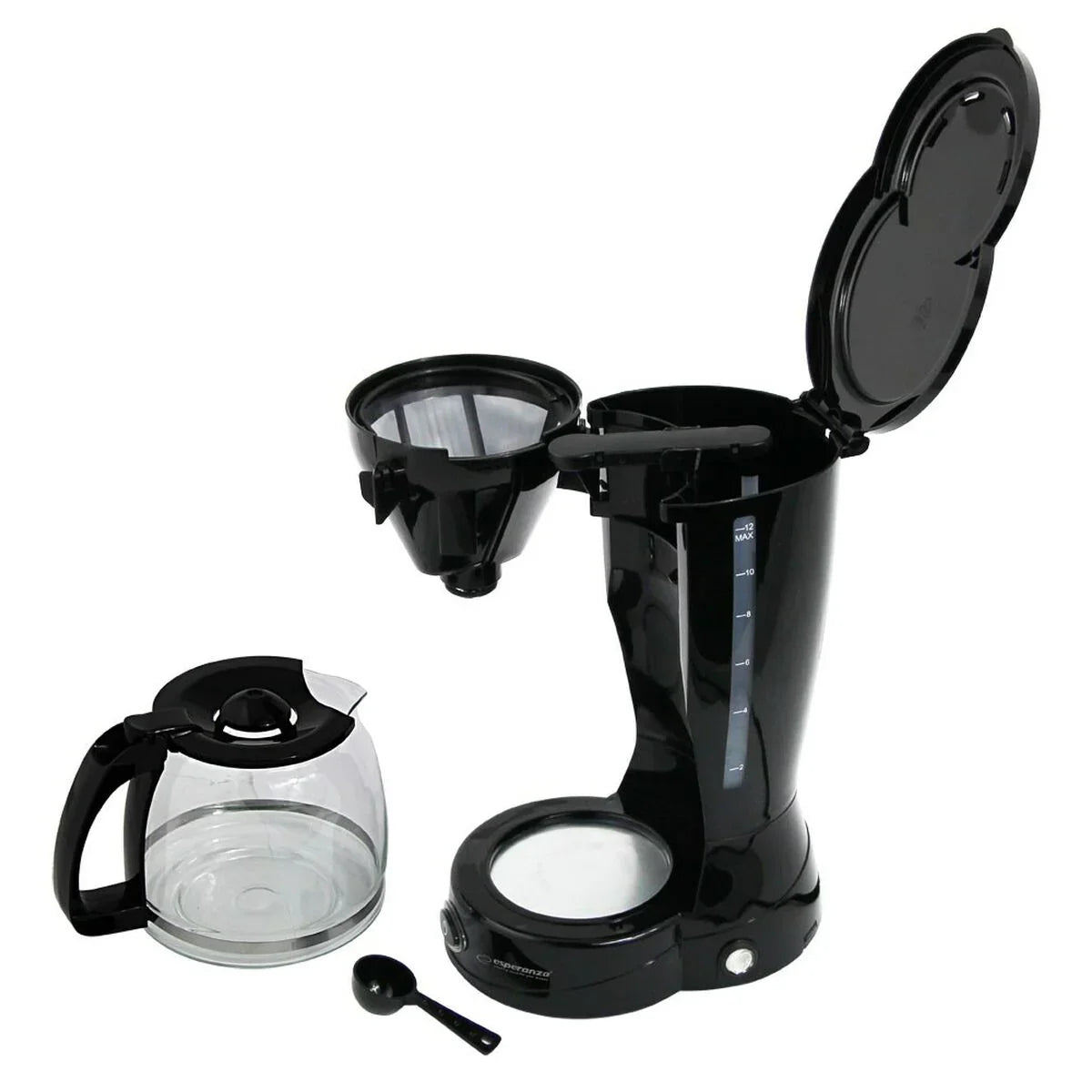Caffettiera Elettrica Esperanza EKC009 Nero 800 W 1,5 L - Yestore