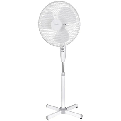 Ventilatore a Piantana Activejet WSR-40B Bianco Grigio Argentato 50 W - Yestore