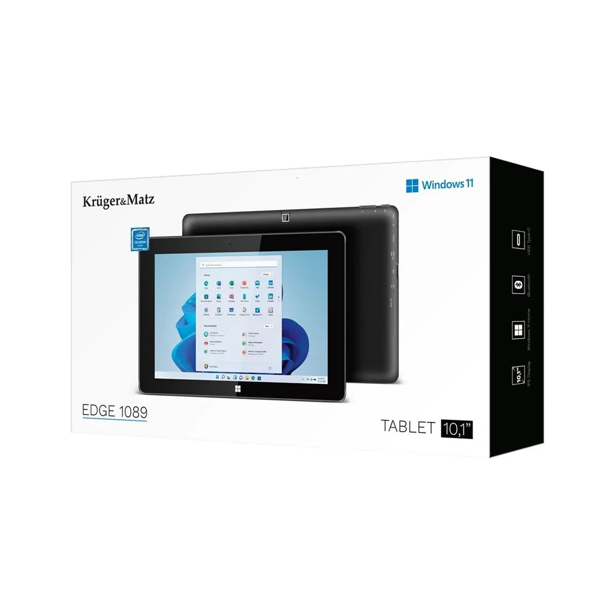 Tablet Kruger & Matz KM1089 10,1" Intel Celeron N4020 8 GB RAM 256 GB Nero - Yestore