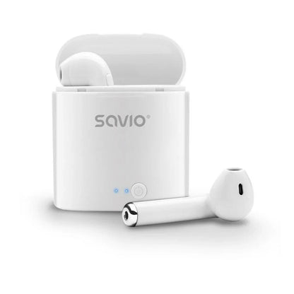 Auricolari in Ear Bluetooth Savio TWS-01 Bianco - Yestore
