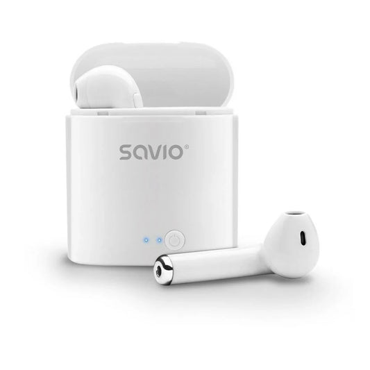 Auricolari in Ear Bluetooth Savio TWS-01 Bianco - Yestore