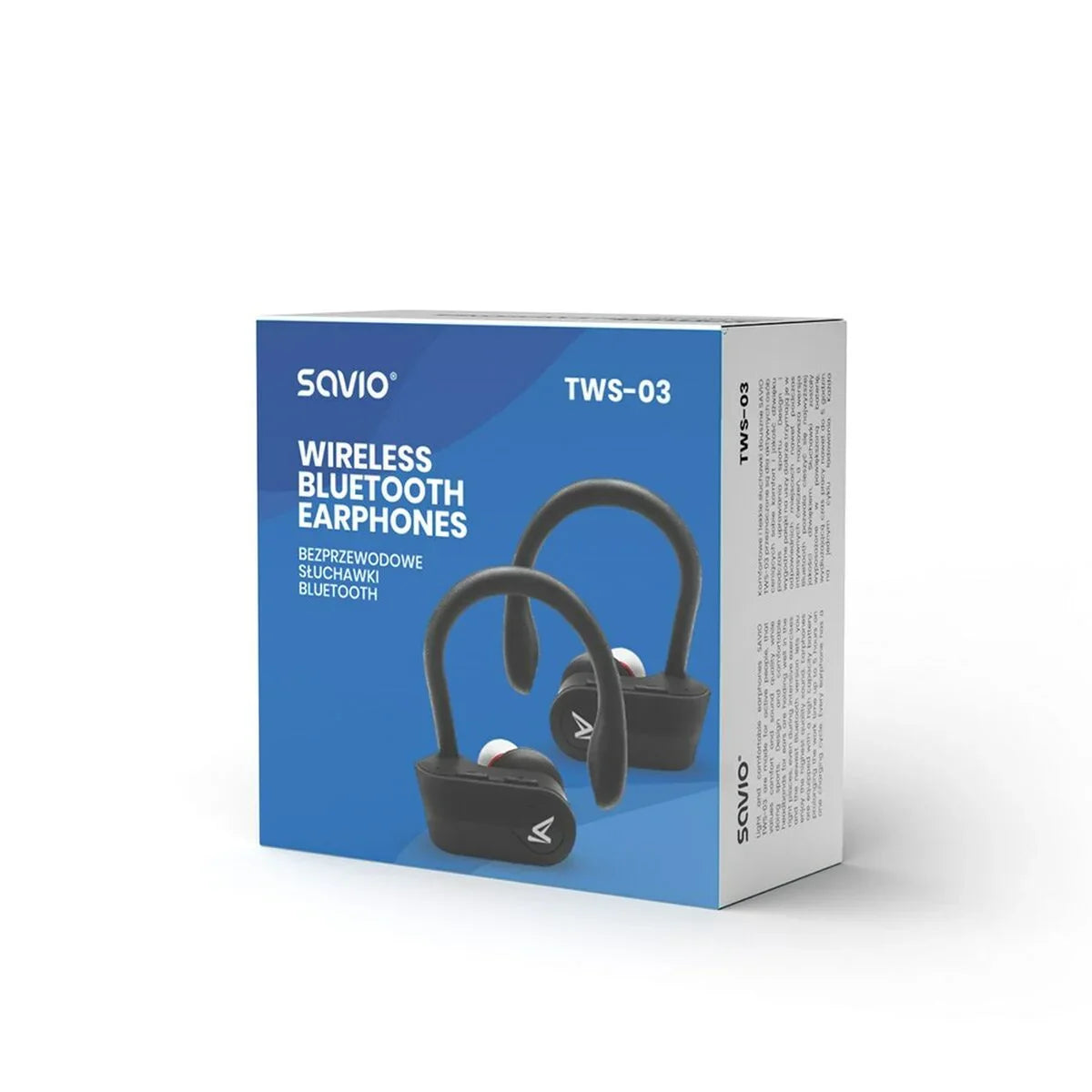 Auricolari in Ear Bluetooth Savio TWS-03 Nero Grafite - Yestore