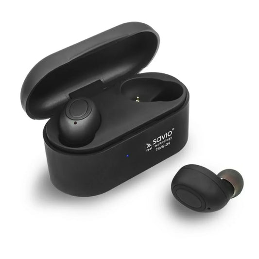 Auricolari in Ear Bluetooth Savio TWS-04 Nero Grafite - Yestore