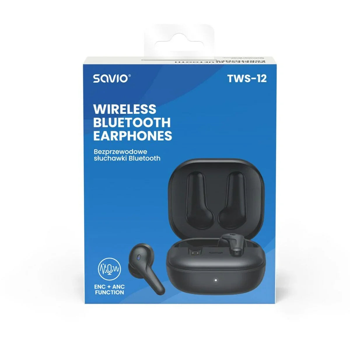 Auricolari in Ear Bluetooth Savio TWS-12 Nero - Yestore