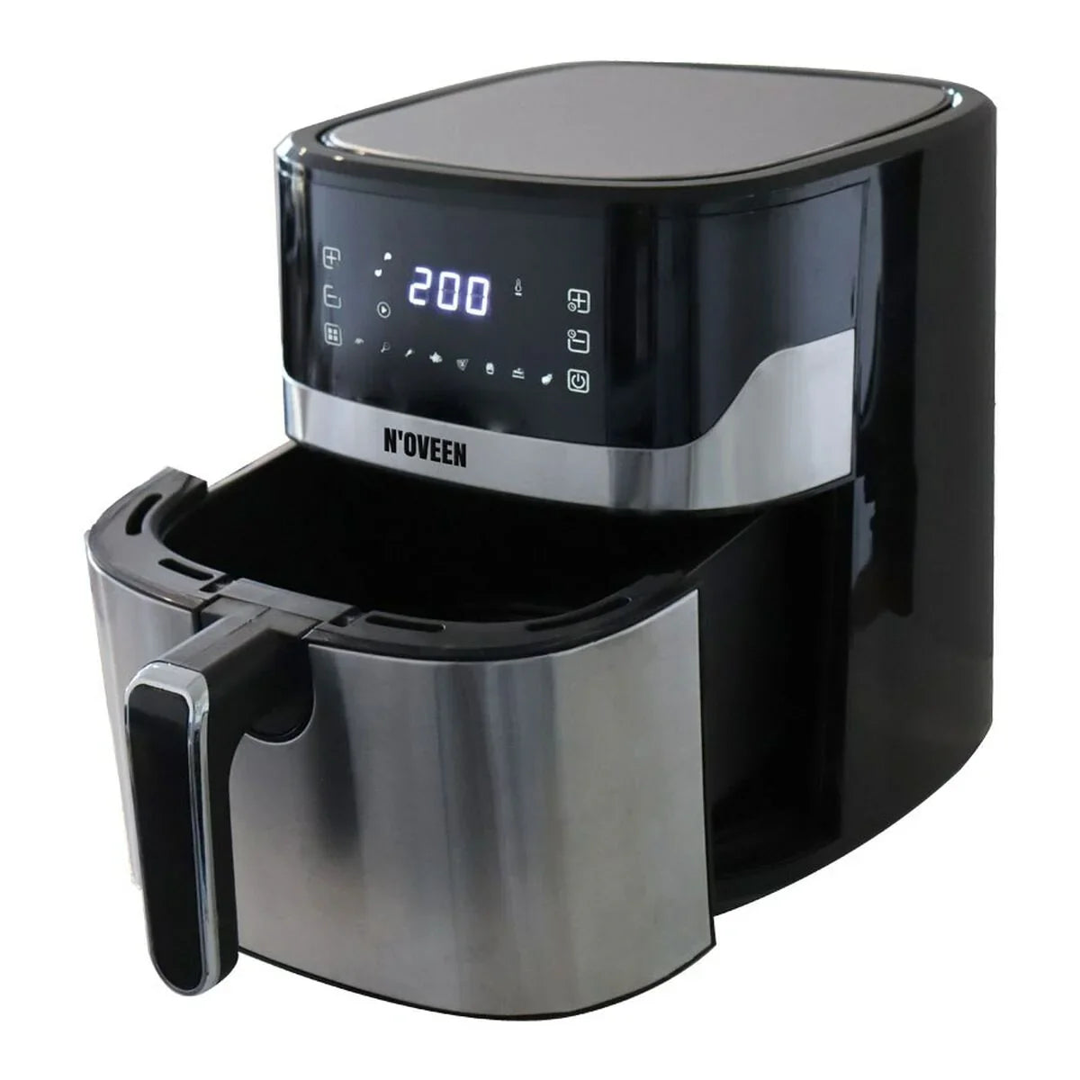 Friggitrice ad Aria N'oveen AF550 Nero 1600 W 6,5 L - Yestore