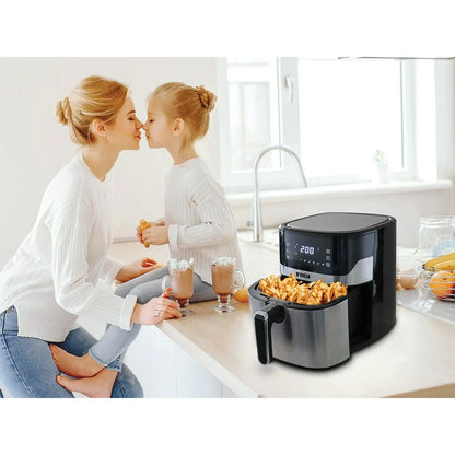 Friggitrice ad Aria N'oveen AF550 Nero 1600 W 6,5 L - Yestore