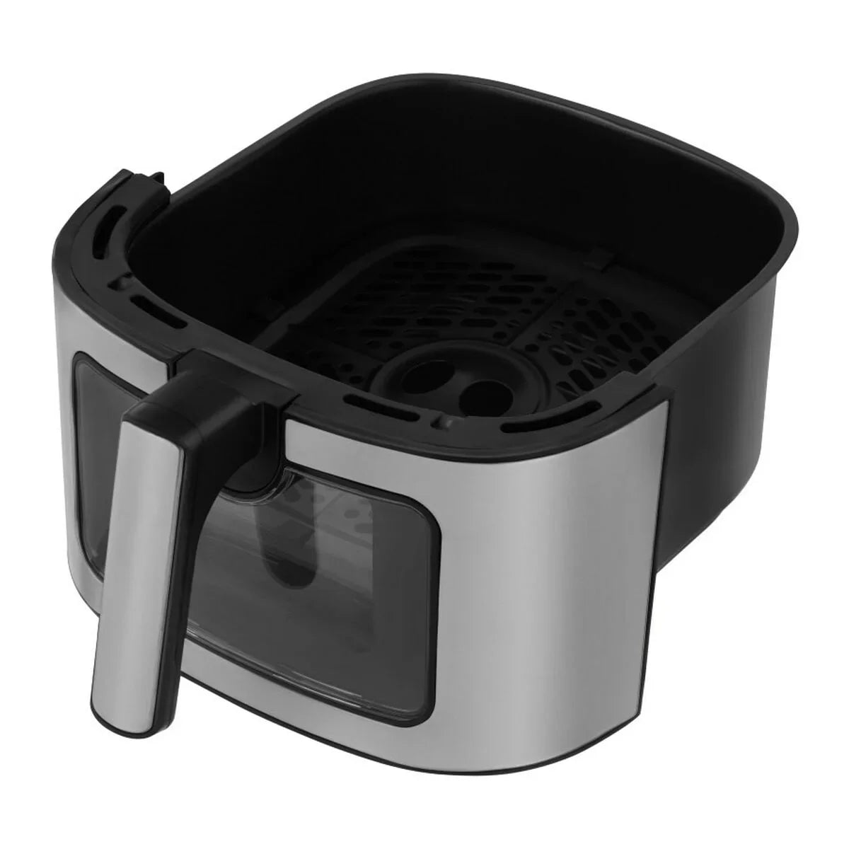 Friggitrice ad Aria N'oveen AF770 Nero Argentato 1700 W 6,5 L - Yestore
