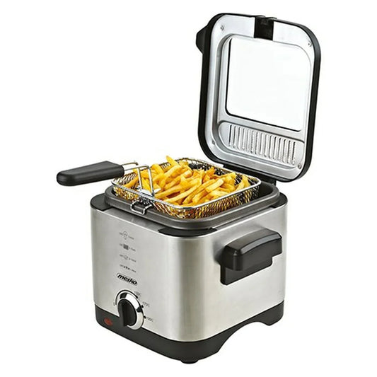 Friggitrice Mesko MS 4910 Nero Argentato 900 W 1,5 L - Yestore