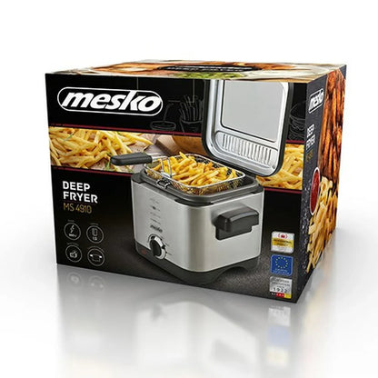 Friggitrice Mesko MS 4910 Nero Argentato 900 W 1,5 L - Yestore
