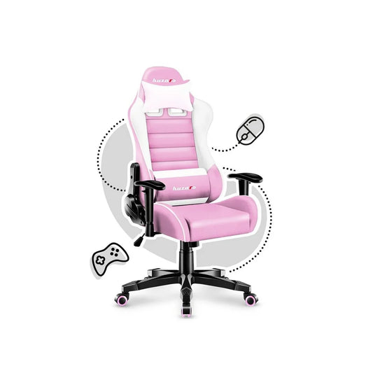 Sedia Gaming Huzaro HZ-Ranger 6.0 Pink Bianco - Yestore