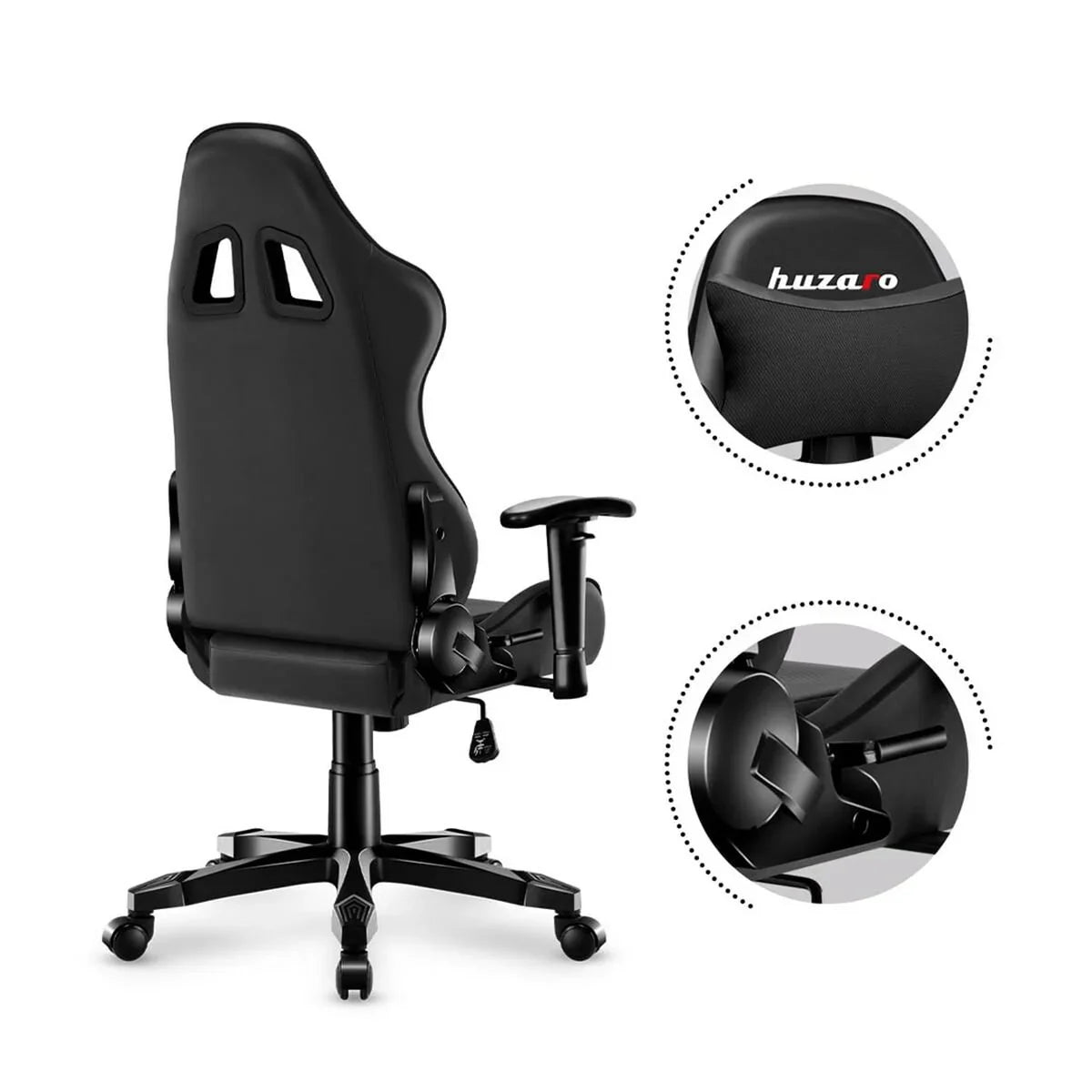 Sedia Gaming Huzaro HZ-Ranger 6.0 Black Nero - Yestore