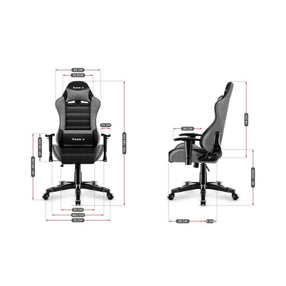 Sedia Gaming Huzaro HZ-Ranger 6.0 Grey Mesh Nero/Grigio - Yestore