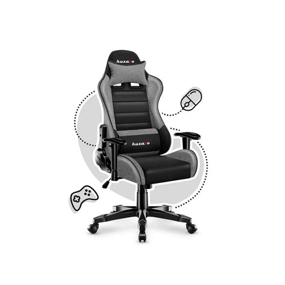 Sedia Gaming Huzaro HZ-Ranger 6.0 Grey Mesh Nero/Grigio - Yestore