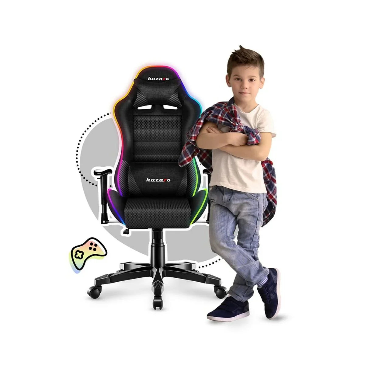 Sedia Gaming Huzaro HZ-Ranger 6.0 RGB Nero - Yestore