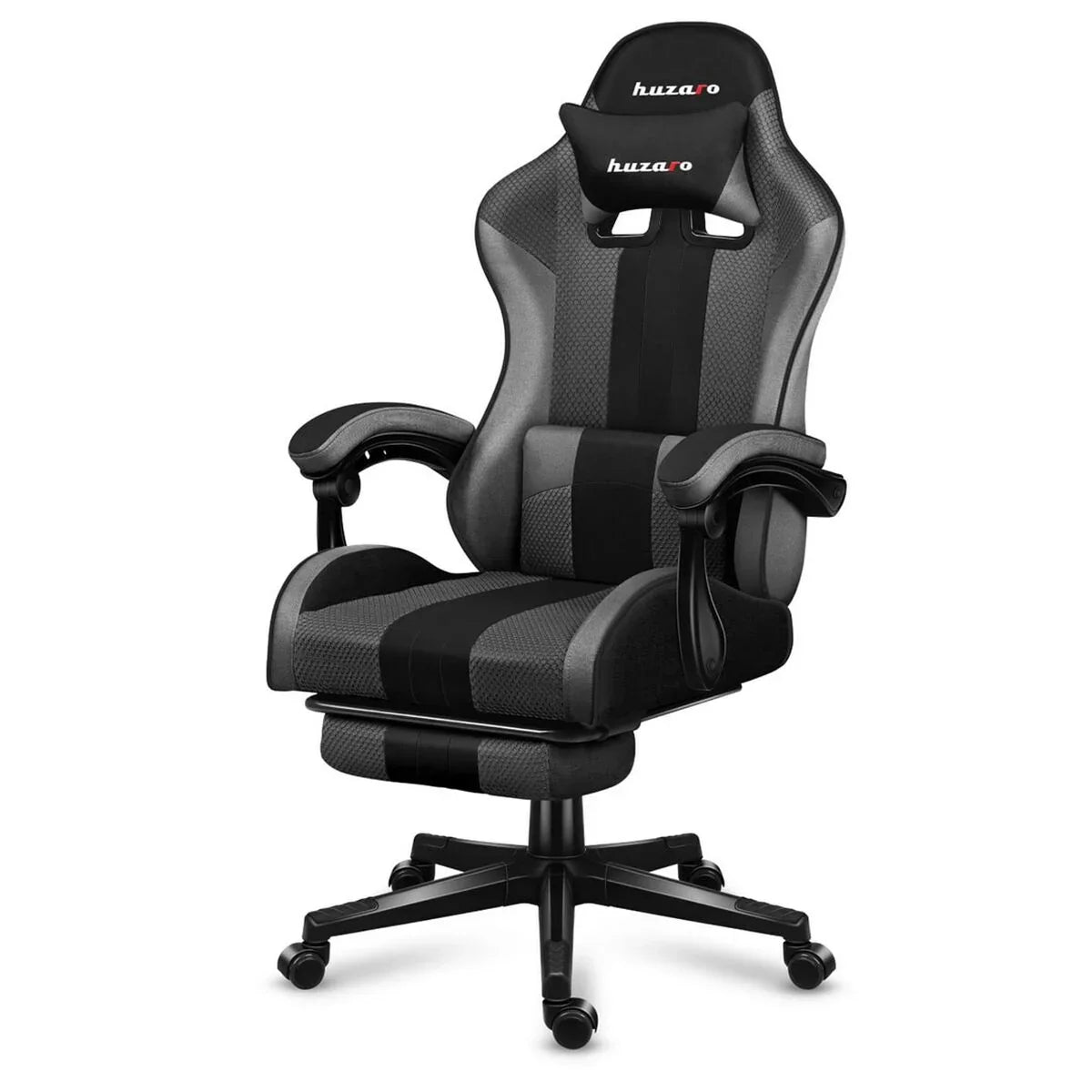 Sedia Gaming Huzaro HZ-Force 4.7 Nero Grigio - Yestore