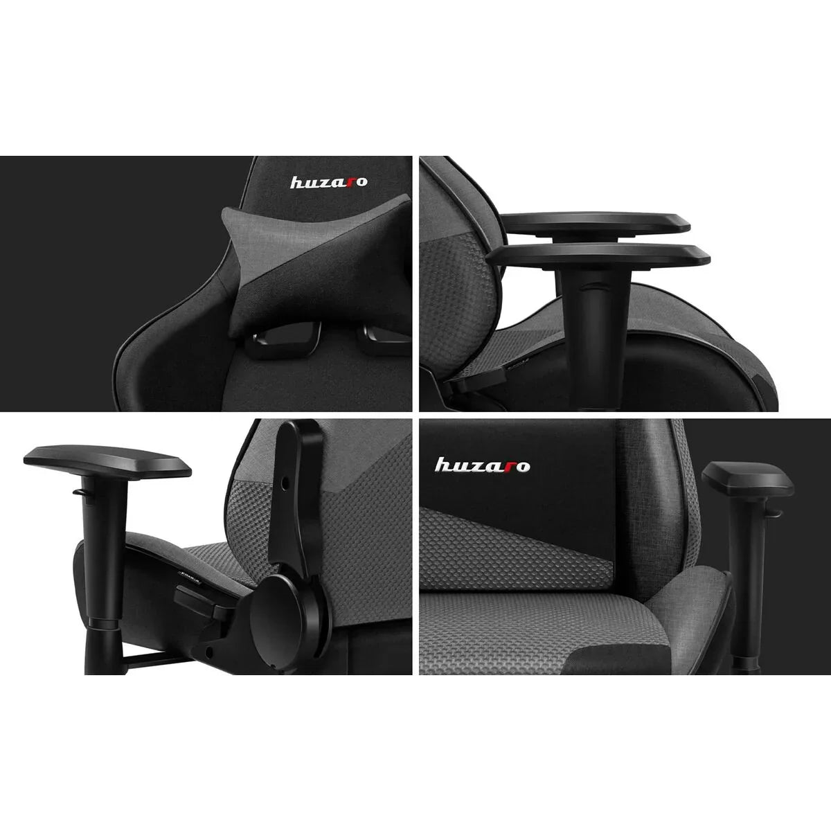 Sedia Gaming Huzaro Force 6.2 Nero/Grigio - Yestore