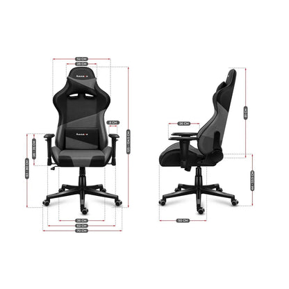 Sedia Gaming Huzaro Force 6.2 Nero/Grigio - Yestore