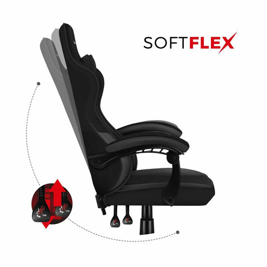 Sedia Gaming Huzaro HZ-Force 4.4 Carbon Nero - Yestore