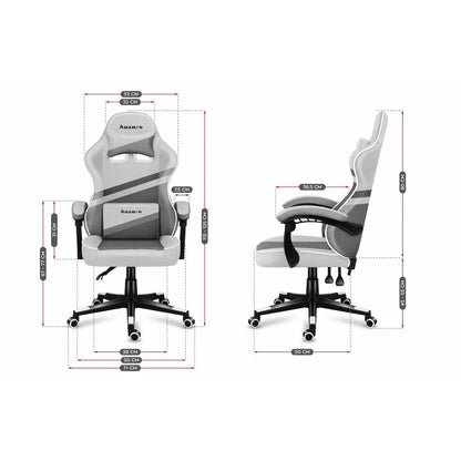 Sedia Gaming Huzaro HZ-Force 4.4 White Mesh Bianco - Yestore