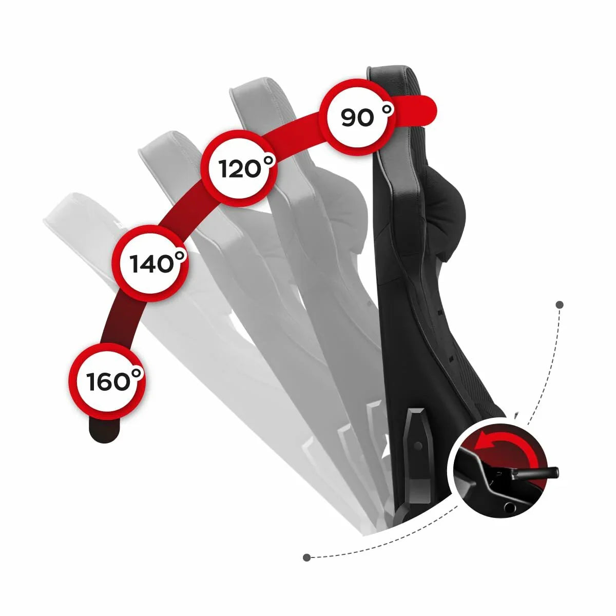 Sedia Gaming Huzaro HZ-Force 7.6 Black Nero - Yestore