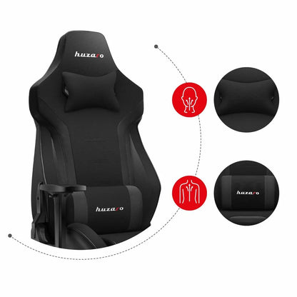 Sedia Gaming Huzaro HZ-Force 7.6 Black Nero - Yestore